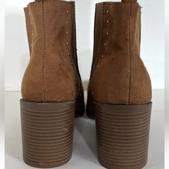 Primark Boots Women’s 7 Beige Ankle Wide Fit Chelsea Extra Comfort Heel - Picture 8 of 11